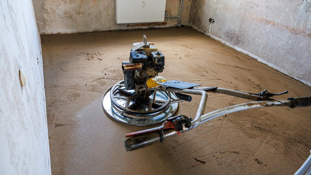 gietvloer verwijderen